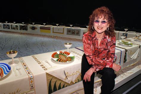 judy chicago dinner party list of women